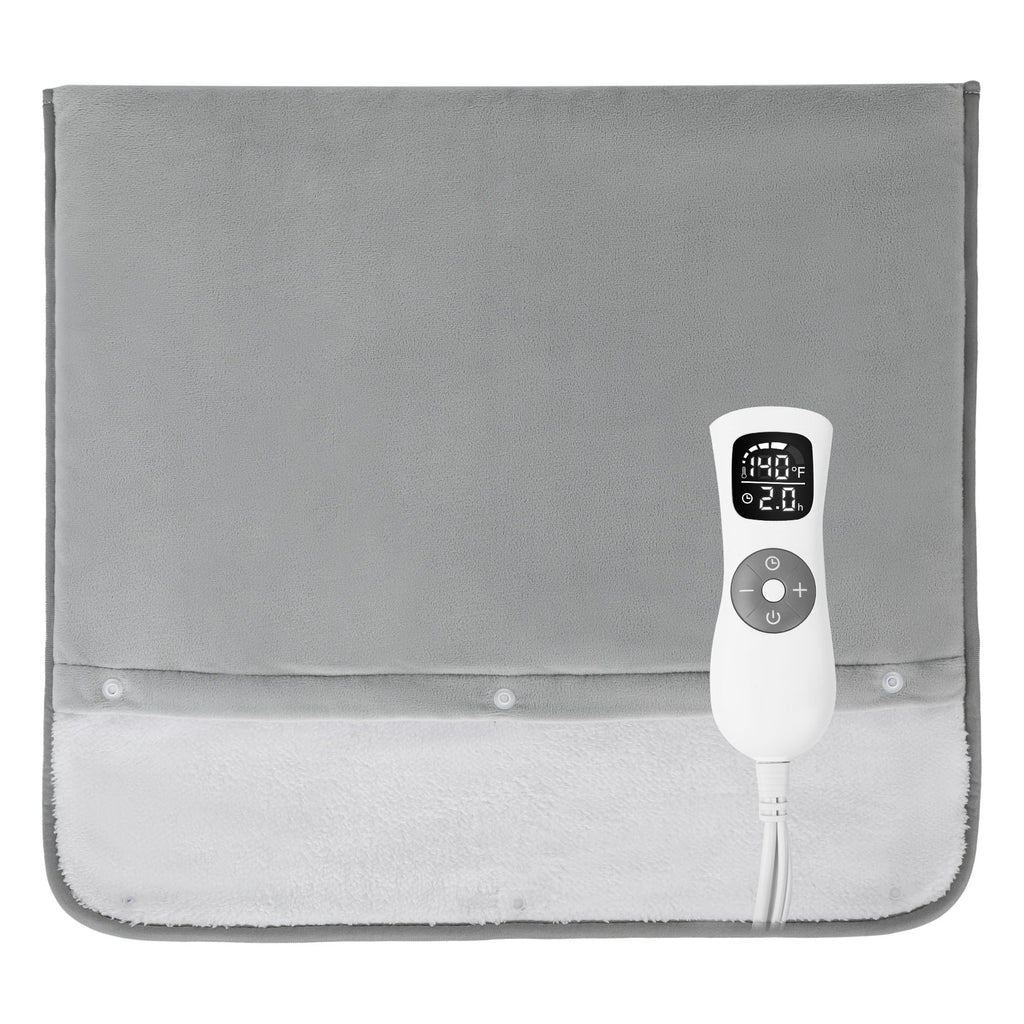 ALLJOY Electric Heated Foot Warmer – 6 Heat & 4 Timer Settings, Under Desk & Bed