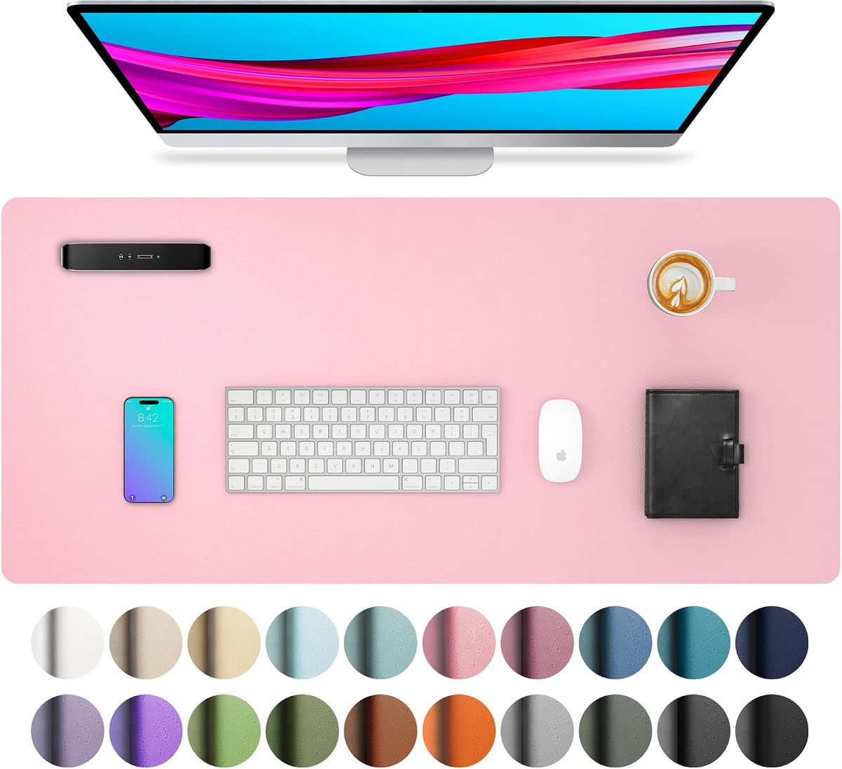 ORGANIZE — Vegan Leather Desk Mat
