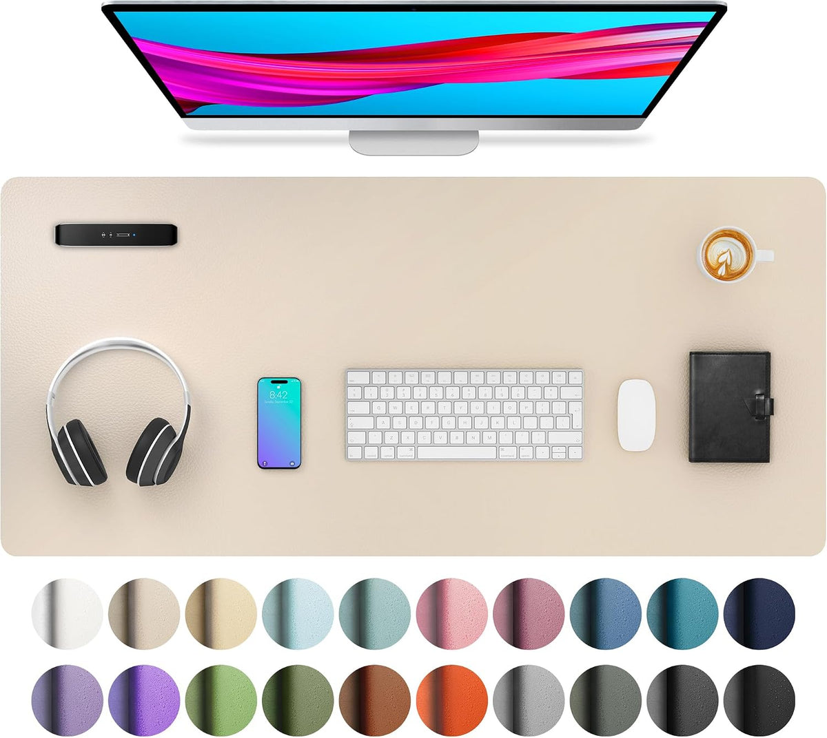 ORGANIZE — Vegan Leather Desk Mat