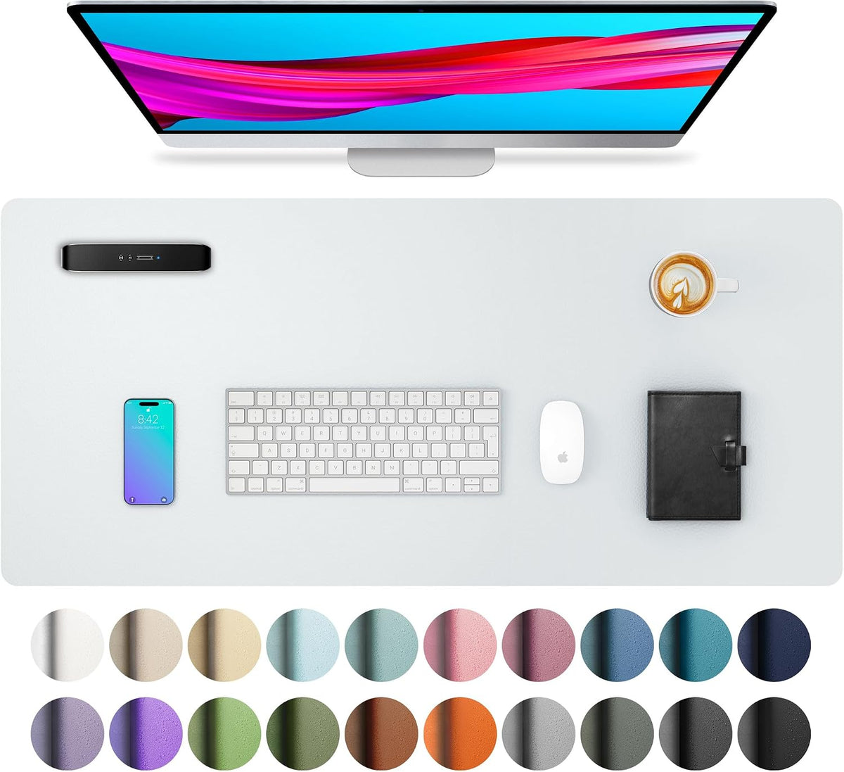 ORGANIZE — Vegan Leather Desk Mat