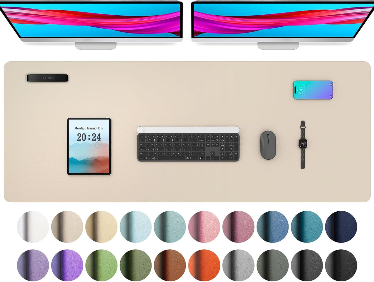 ORGANIZE — Vegan Leather Desk Mat