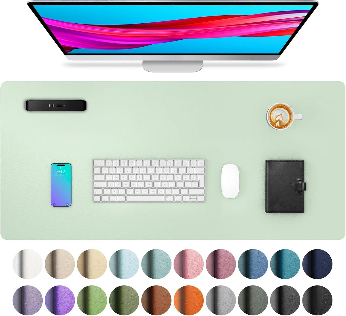 ORGANIZE — Vegan Leather Desk Mat
