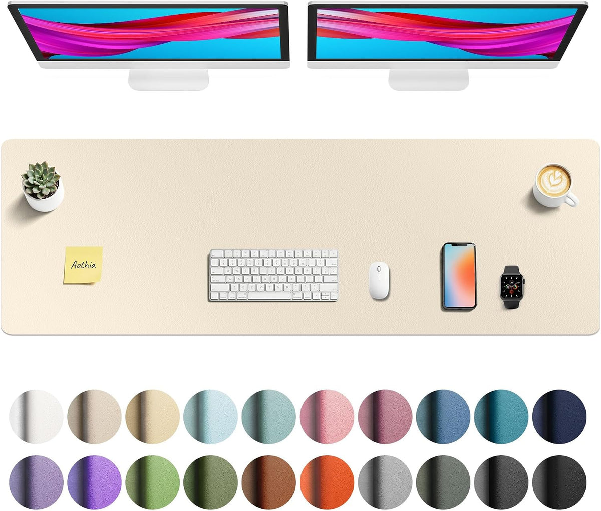 ORGANIZE — Vegan Leather Desk Mat