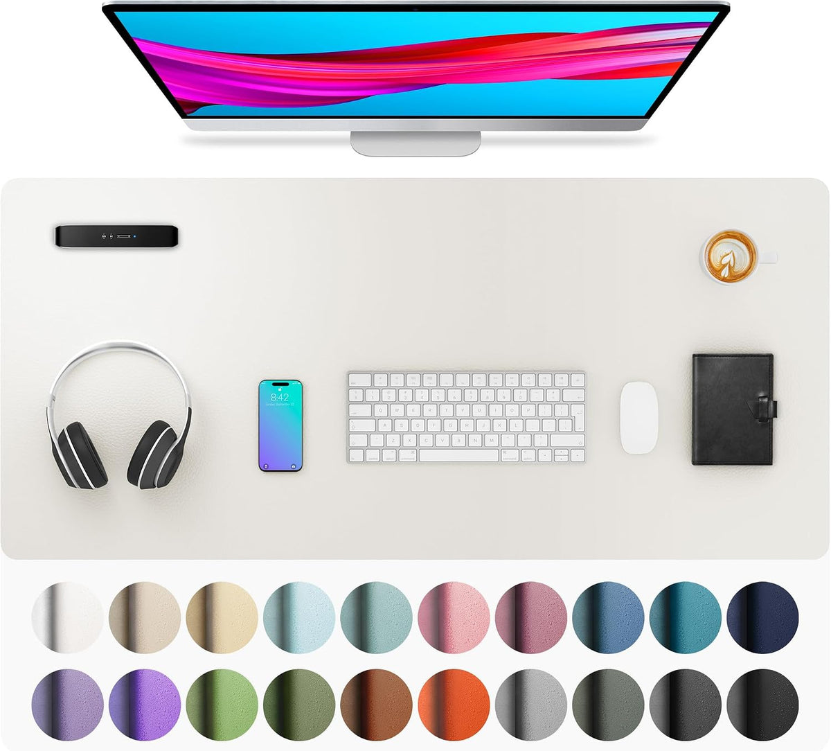 ORGANIZE — Vegan Leather Desk Mat