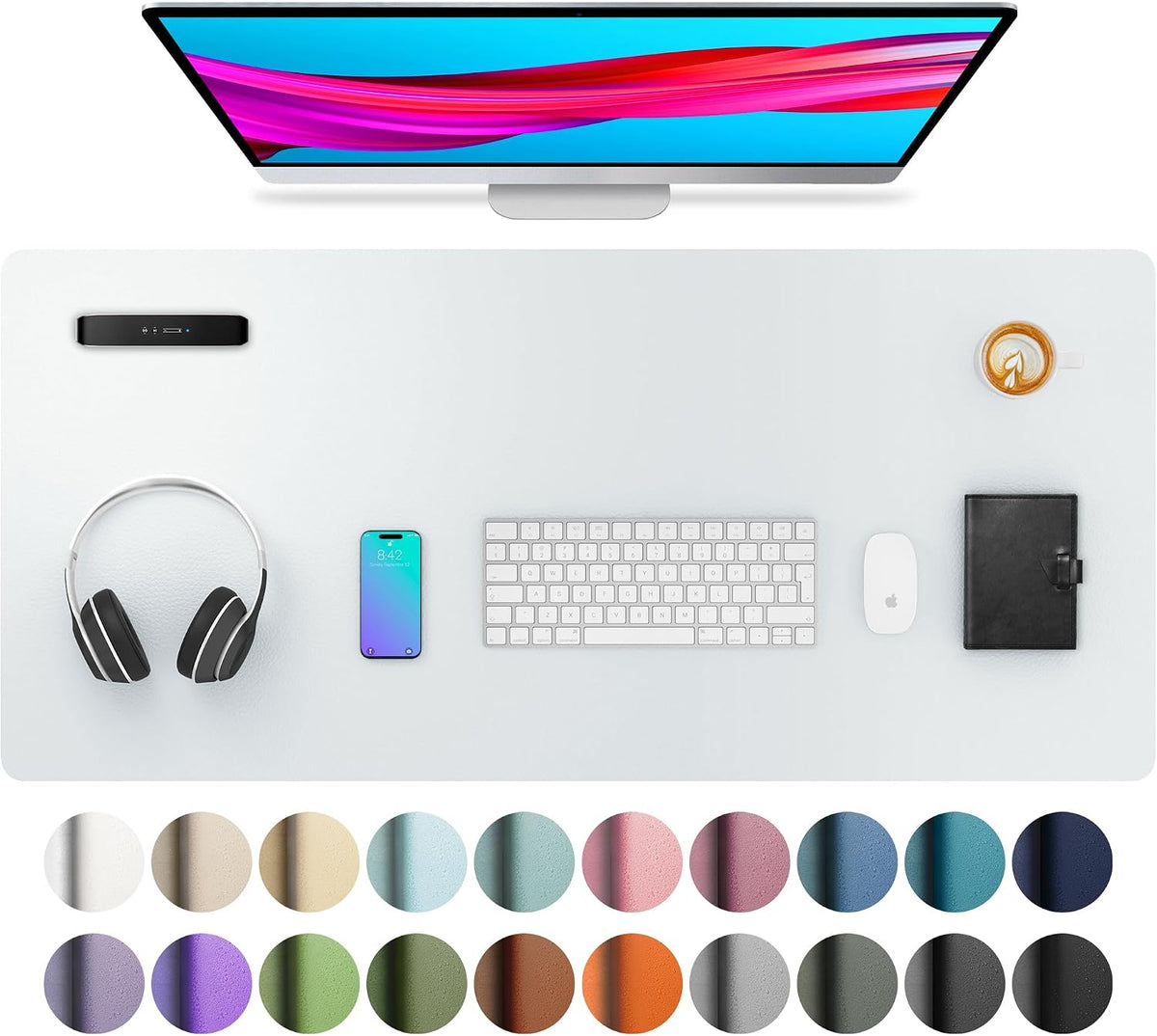 ORGANIZE — Vegan Leather Desk Mat