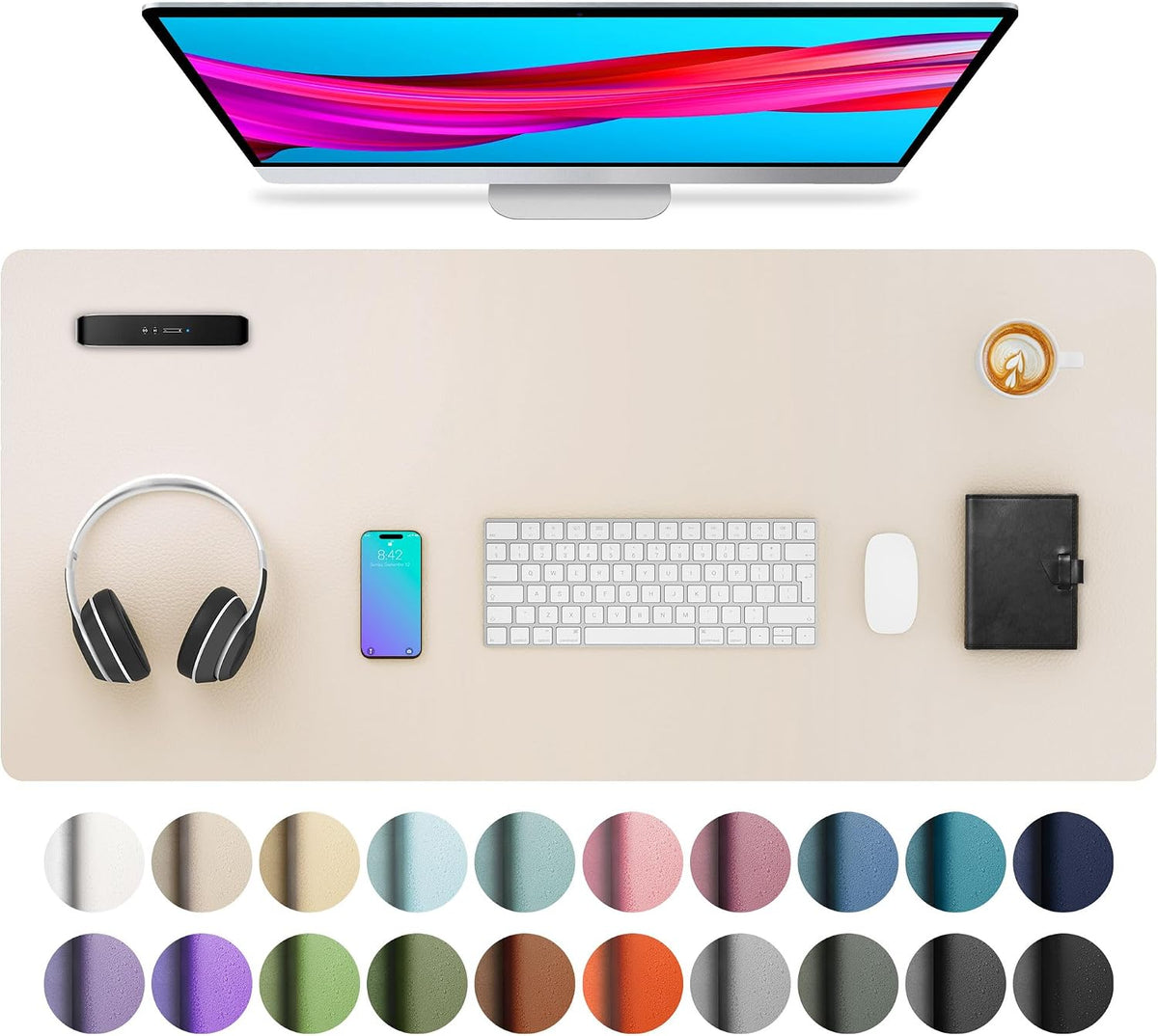 ORGANIZE — Vegan Leather Desk Mat