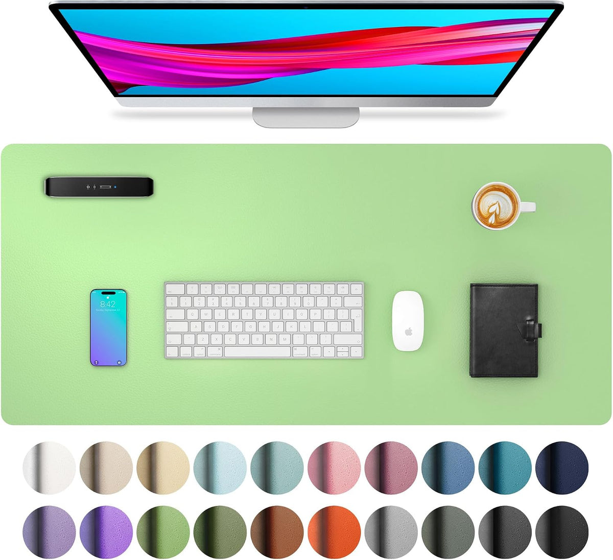 ORGANIZE — Vegan Leather Desk Mat