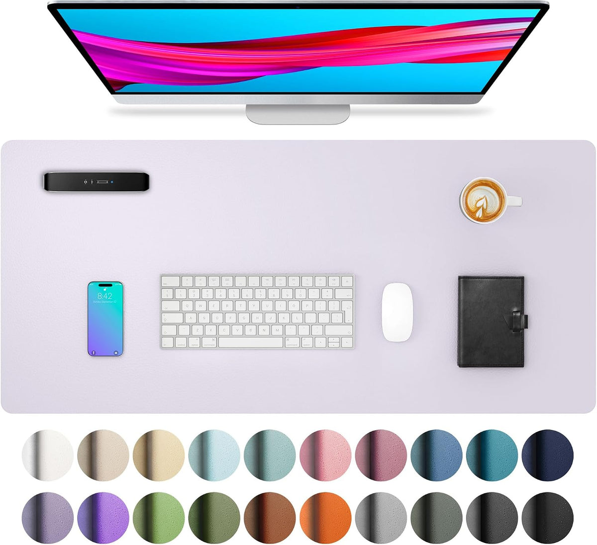 ORGANIZE — Vegan Leather Desk Mat