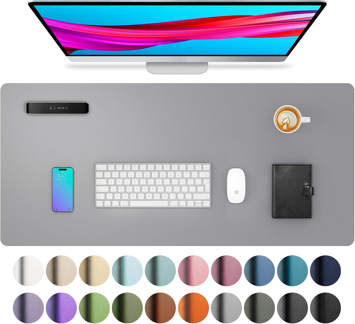 ORGANIZE — Vegan Leather Desk Mat