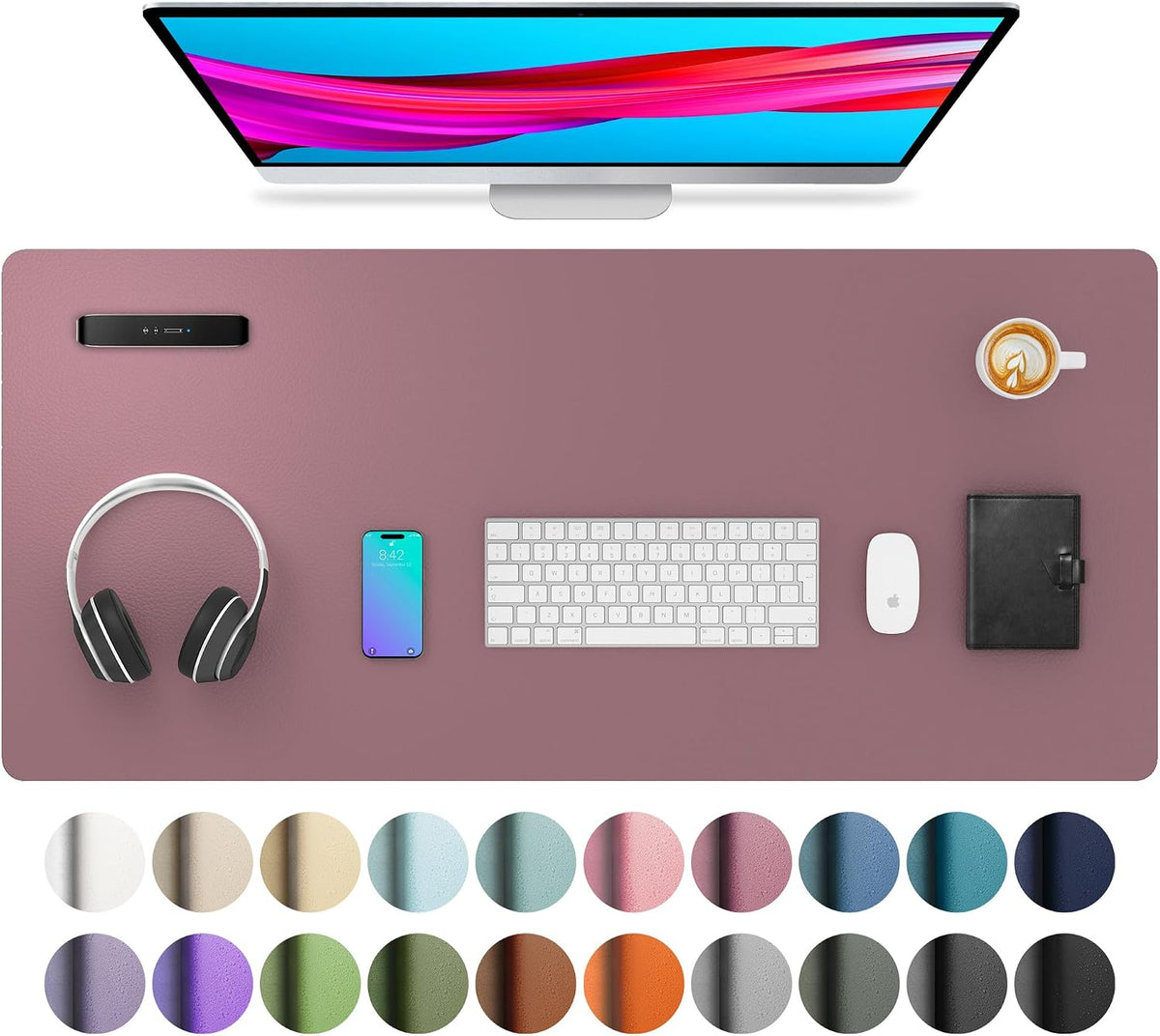 ORGANIZE — Vegan Leather Desk Mat
