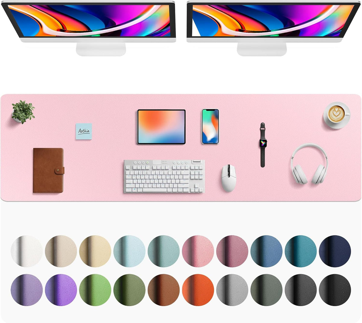 ORGANIZE — Vegan Leather Desk Mat