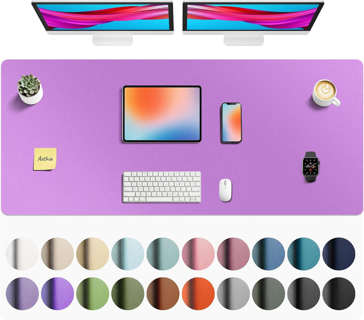 ORGANIZE — Vegan Leather Desk Mat