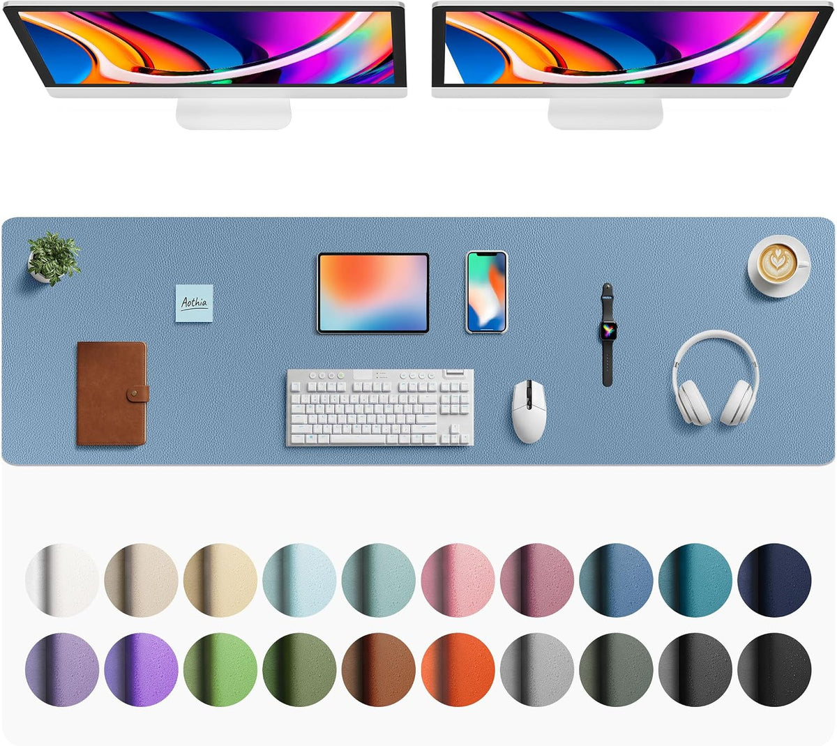 ORGANIZE — Vegan Leather Desk Mat