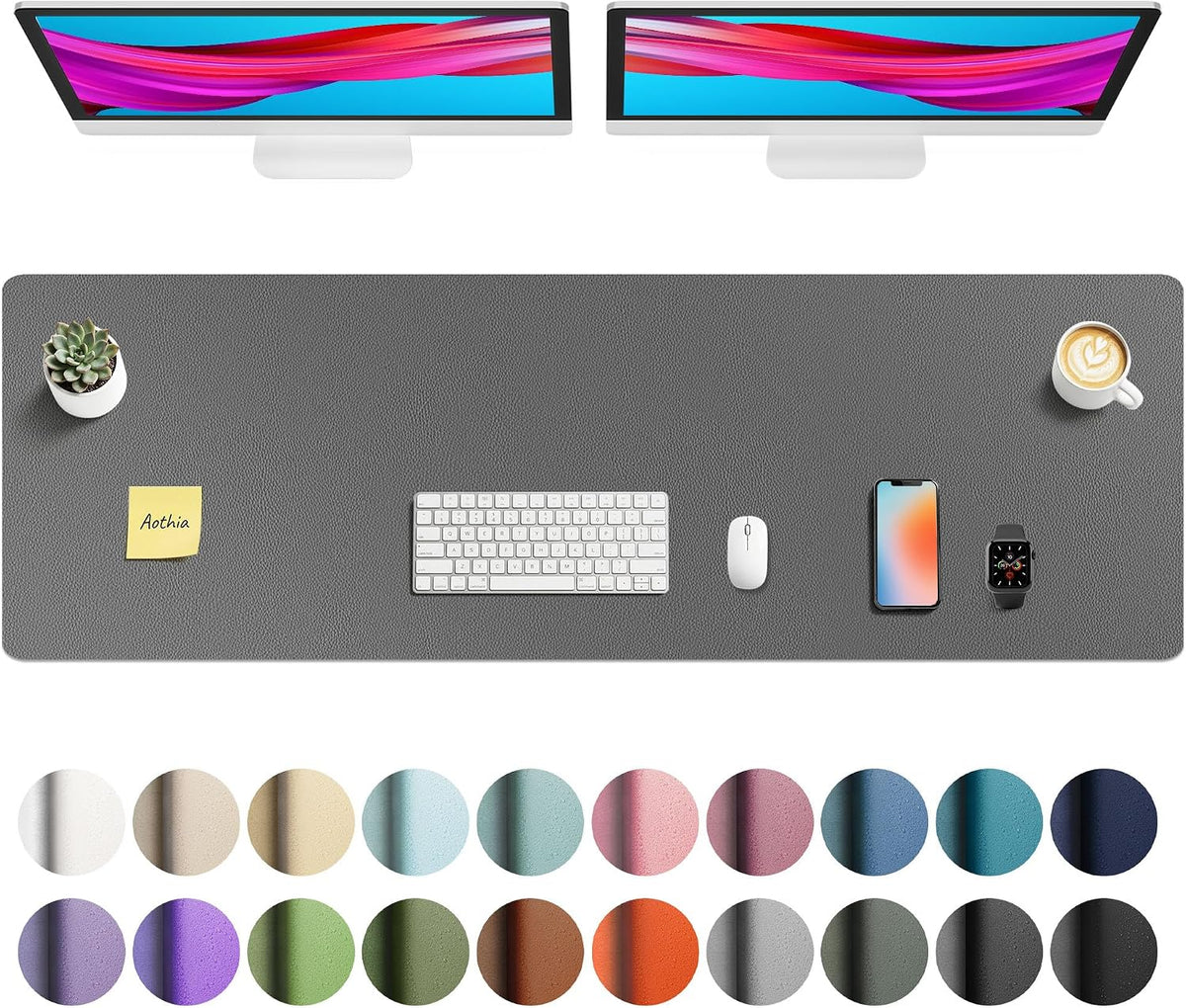 ORGANIZE — Vegan Leather Desk Mat
