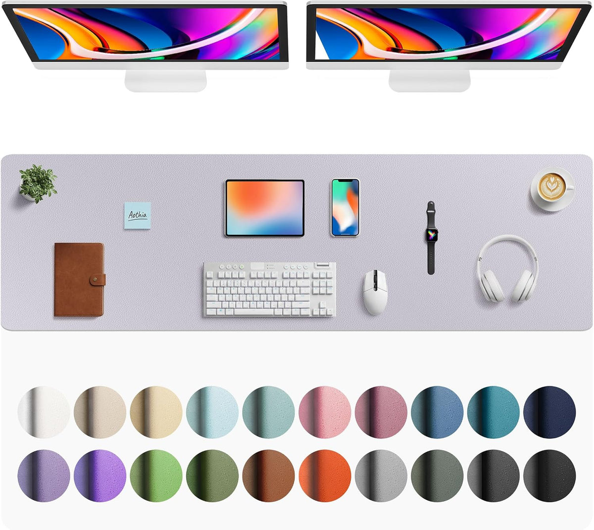 ORGANIZE — Vegan Leather Desk Mat