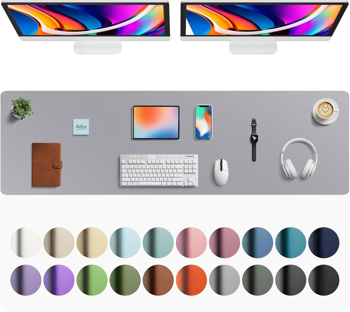 ORGANIZE — Vegan Leather Desk Mat