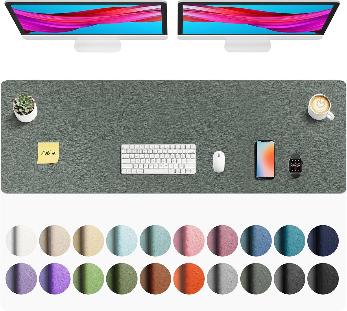 ORGANIZE — Vegan Leather Desk Mat
