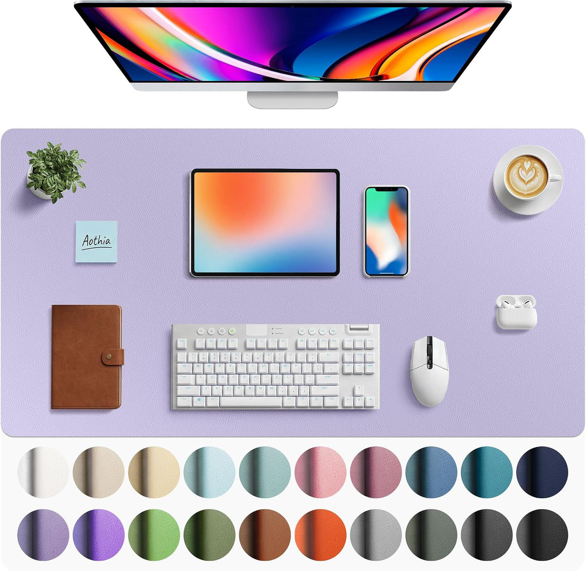 ORGANIZE — Vegan Leather Desk Mat