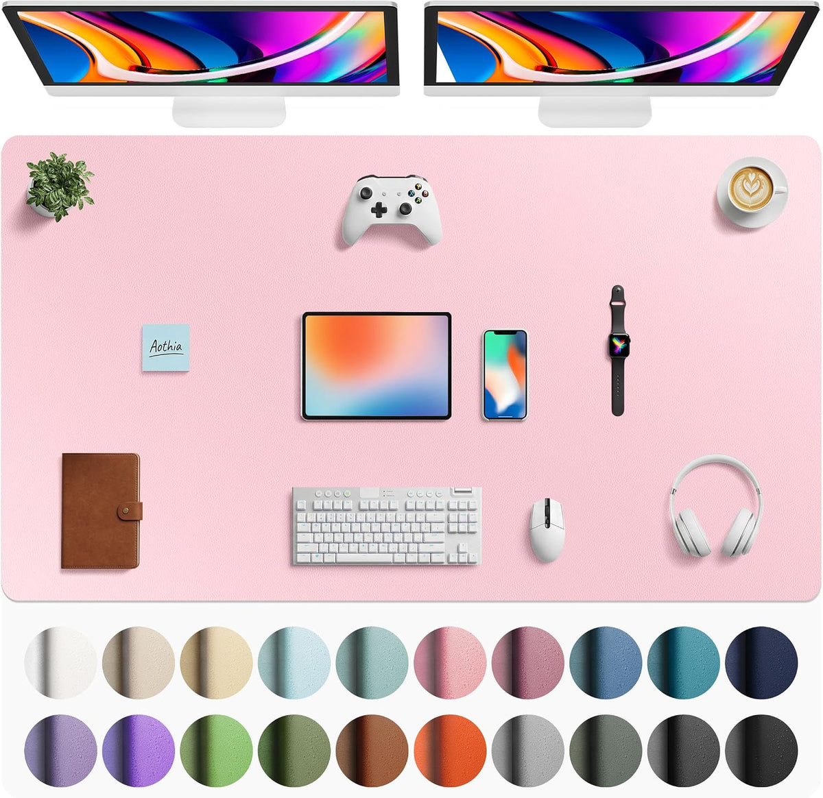 ORGANIZE — Vegan Leather Desk Mat