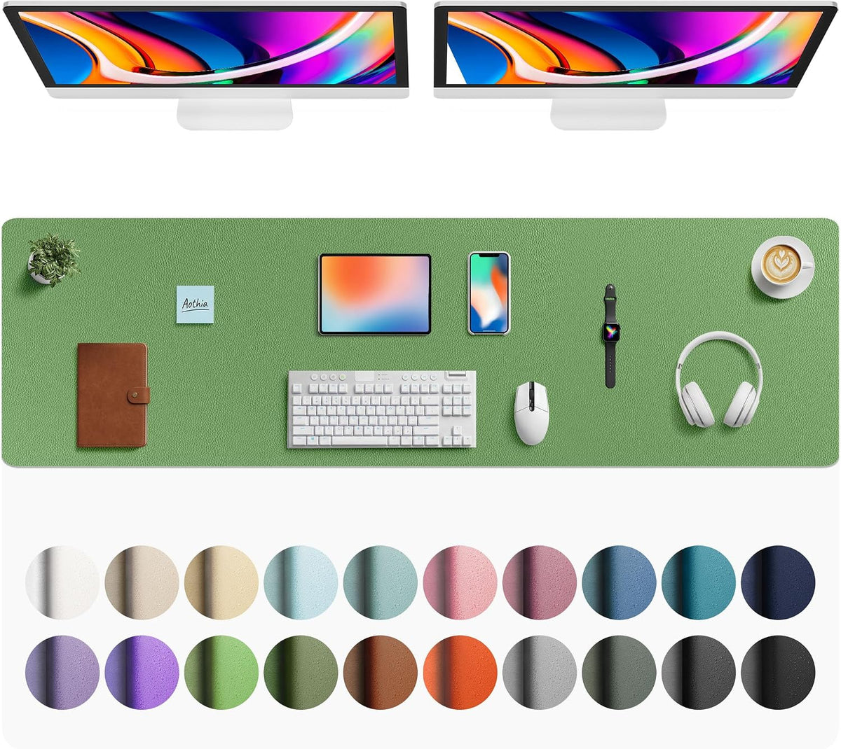 ORGANIZE — Vegan Leather Desk Mat