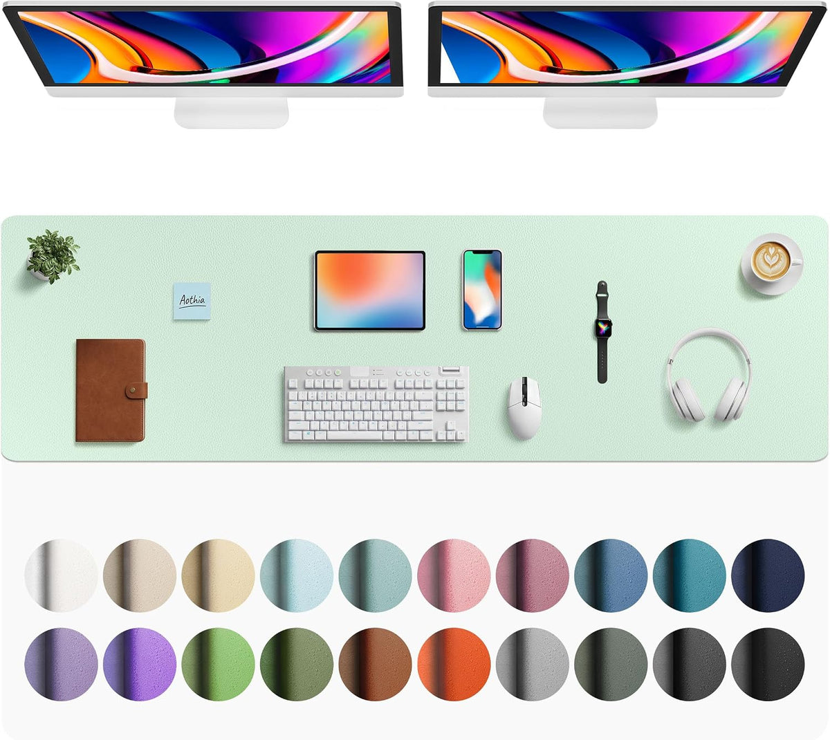 ORGANIZE — Vegan Leather Desk Mat