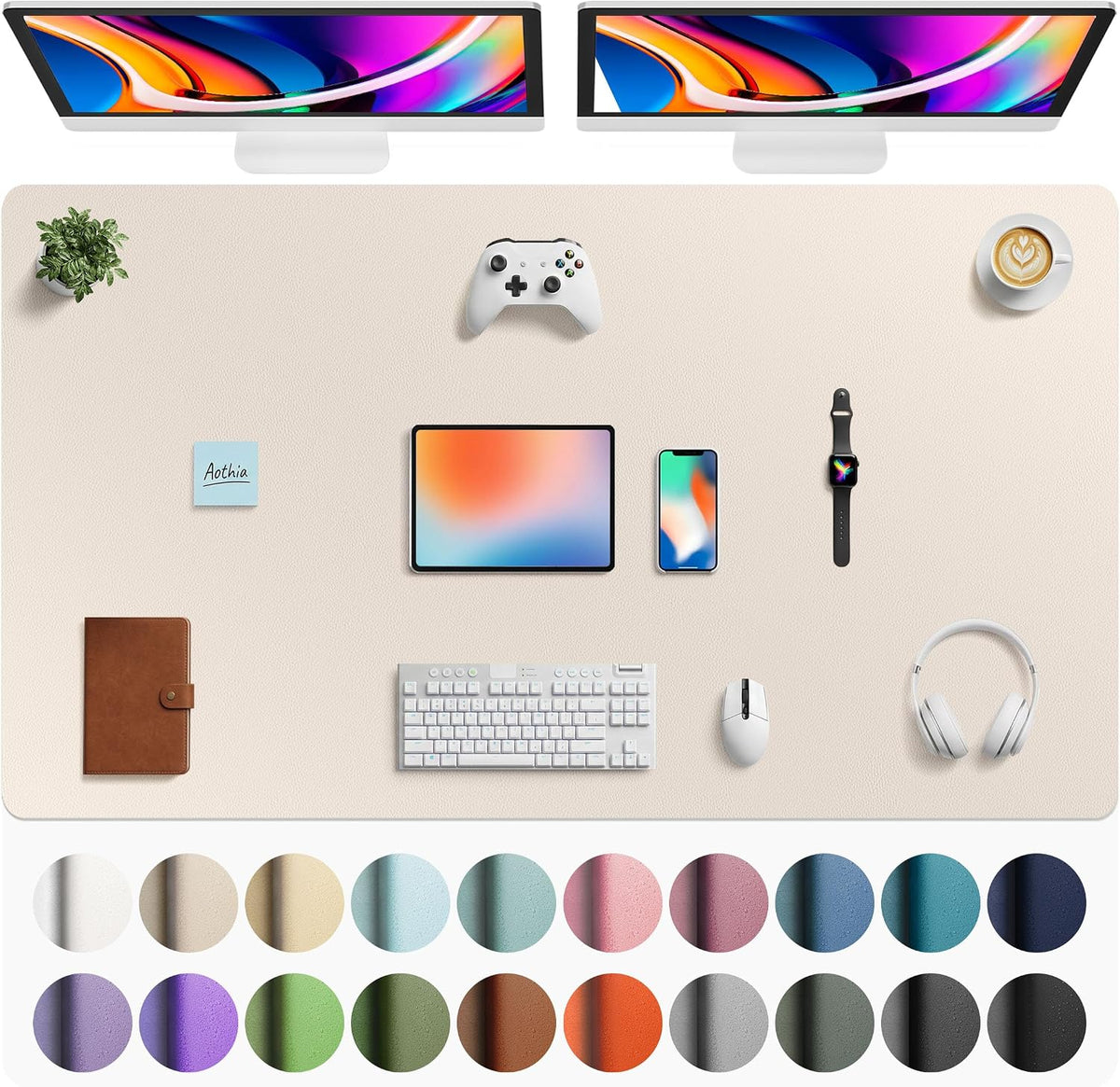 ORGANIZE — Vegan Leather Desk Mat