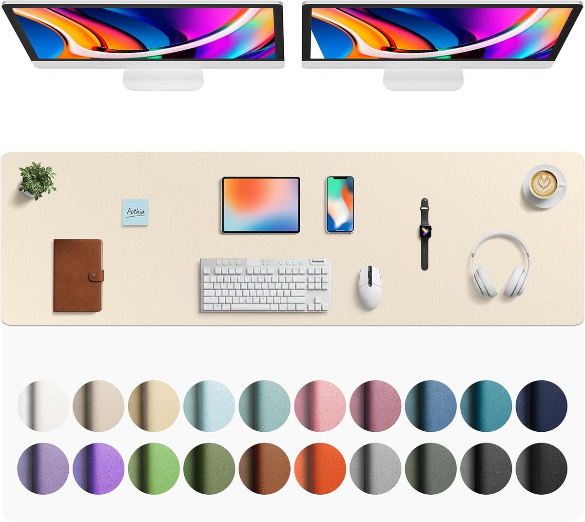 ORGANIZE — Vegan Leather Desk Mat