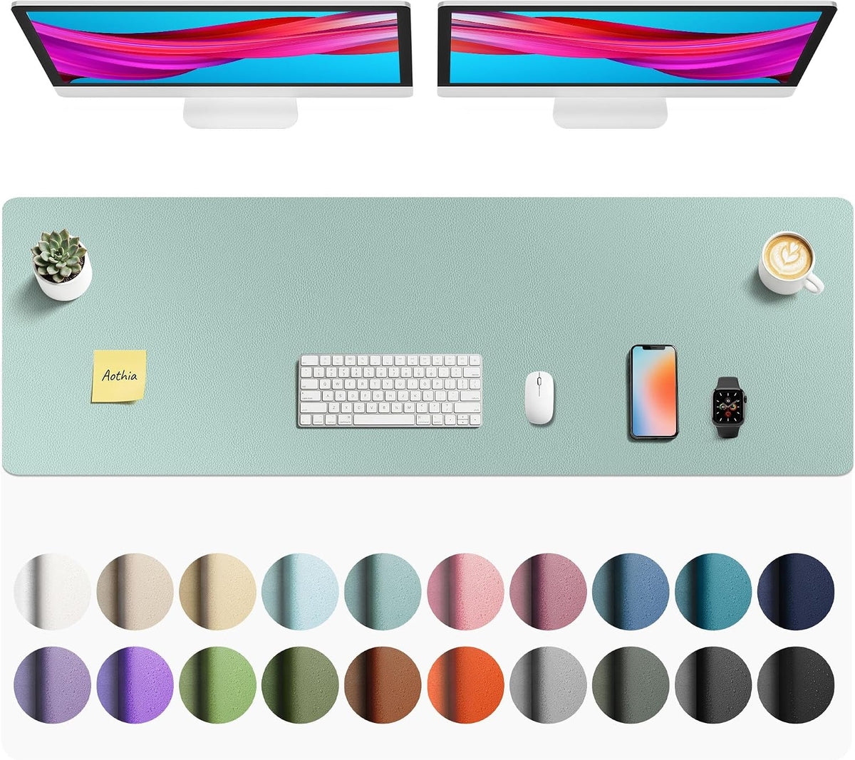 ORGANIZE — Vegan Leather Desk Mat