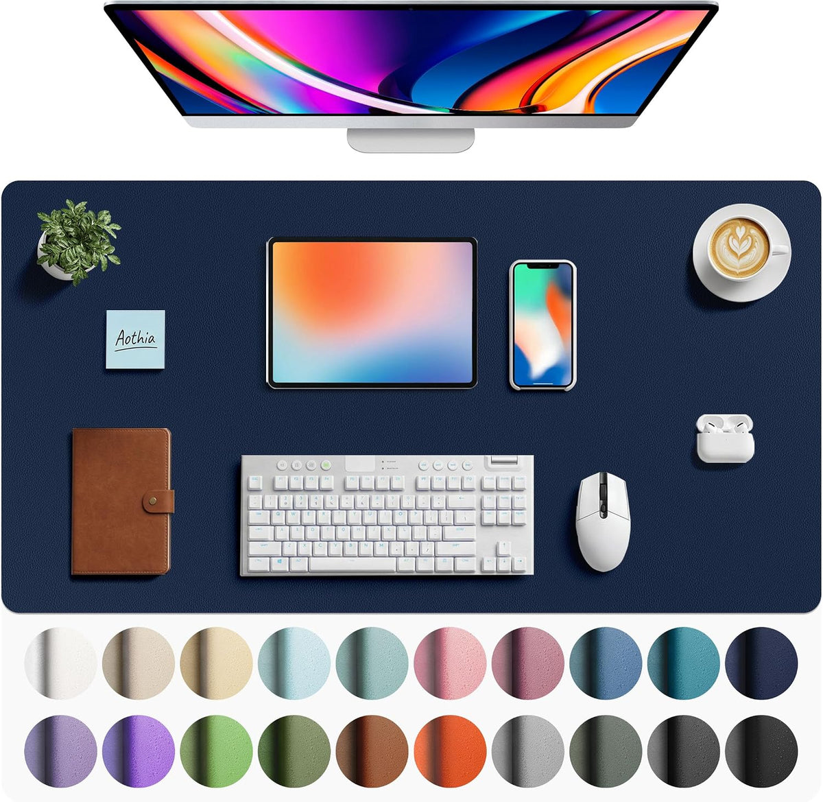 ORGANIZE — Vegan Leather Desk Mat