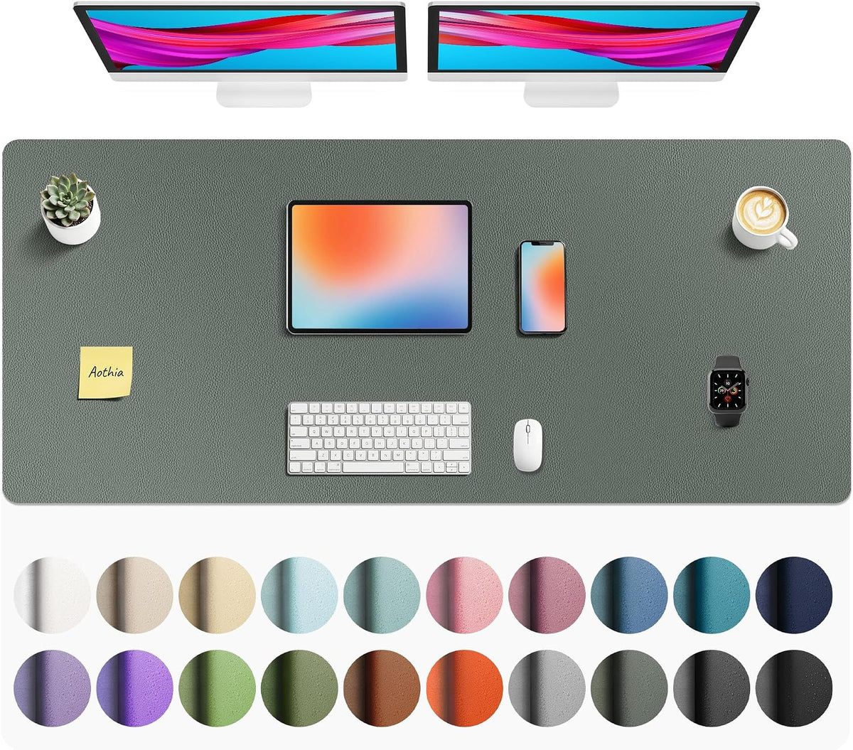 ORGANIZE — Vegan Leather Desk Mat