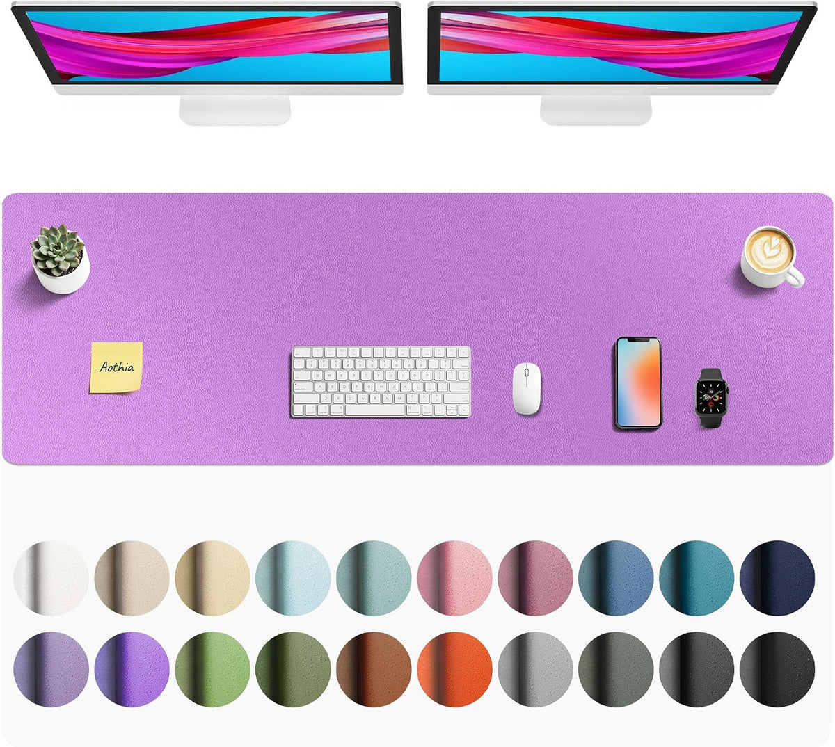 ORGANIZE — Vegan Leather Desk Mat