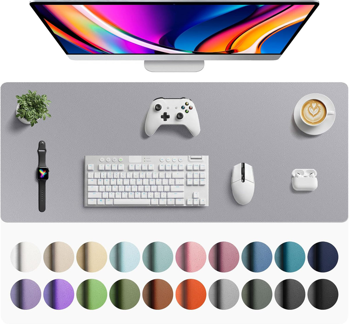 ORGANIZE — Vegan Leather Desk Mat
