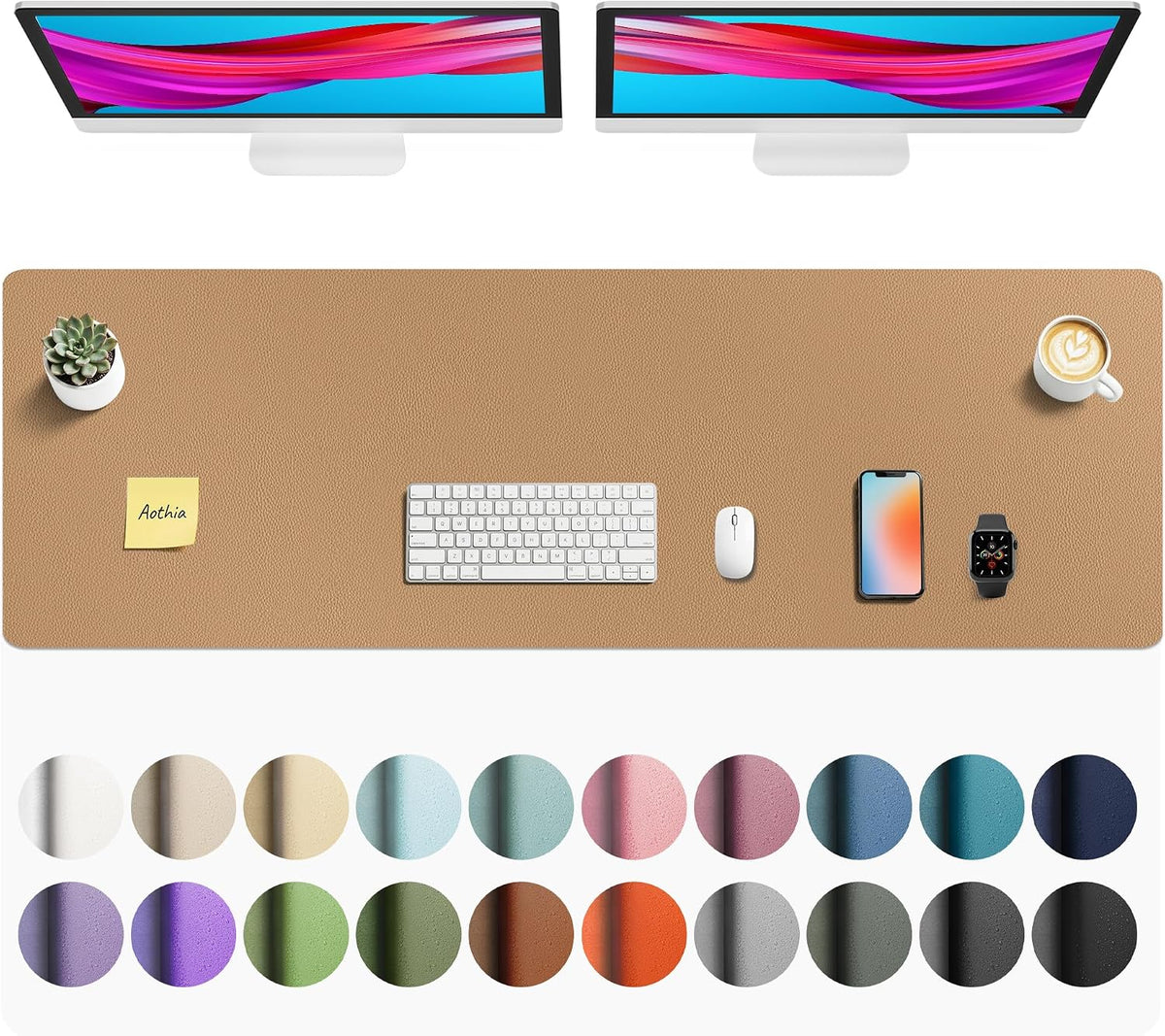 ORGANIZE — Vegan Leather Desk Mat