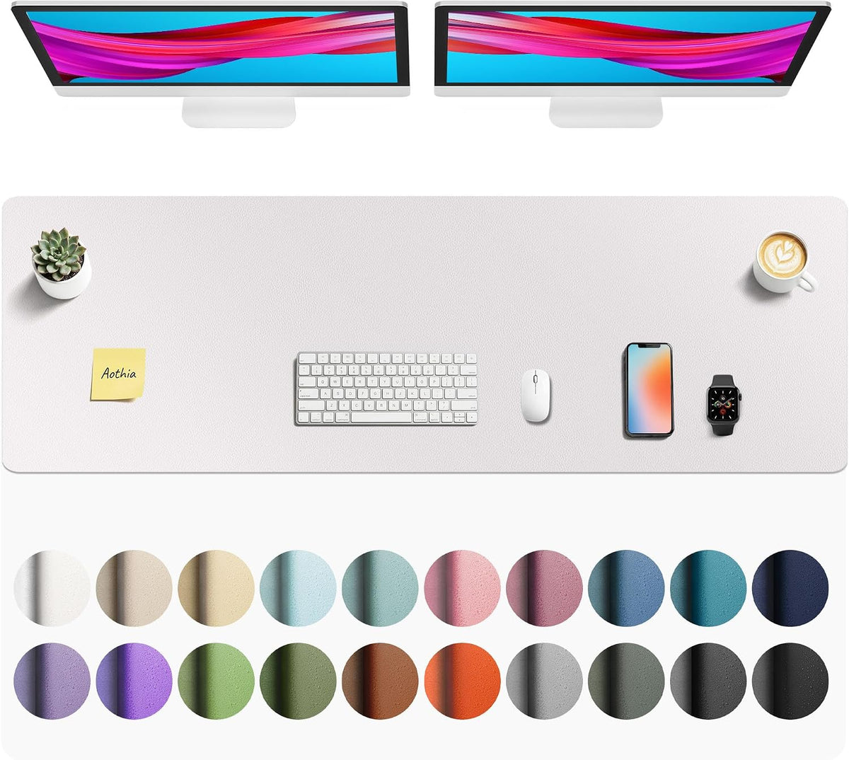 ORGANIZE — Vegan Leather Desk Mat