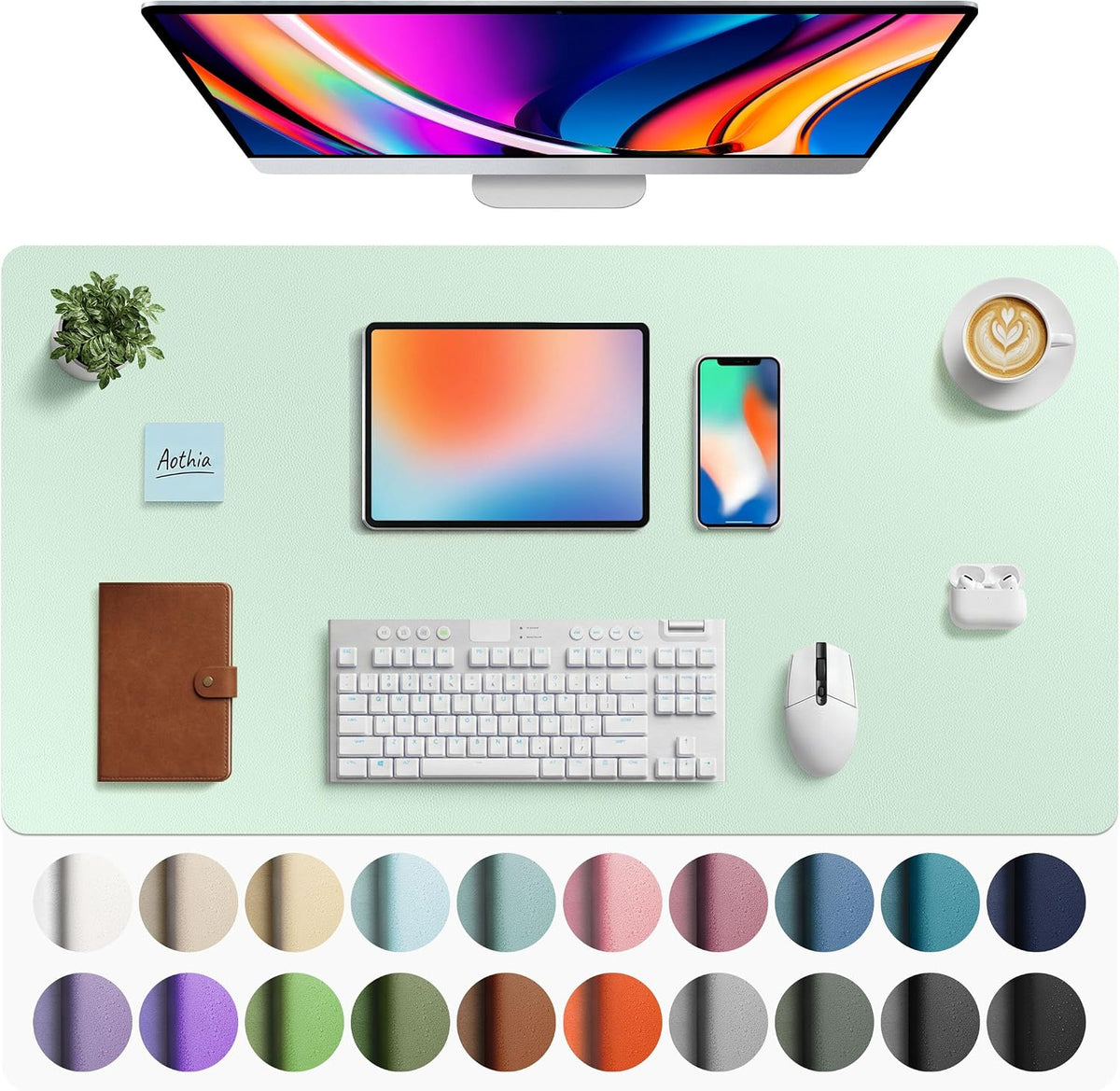 ORGANIZE — Vegan Leather Desk Mat
