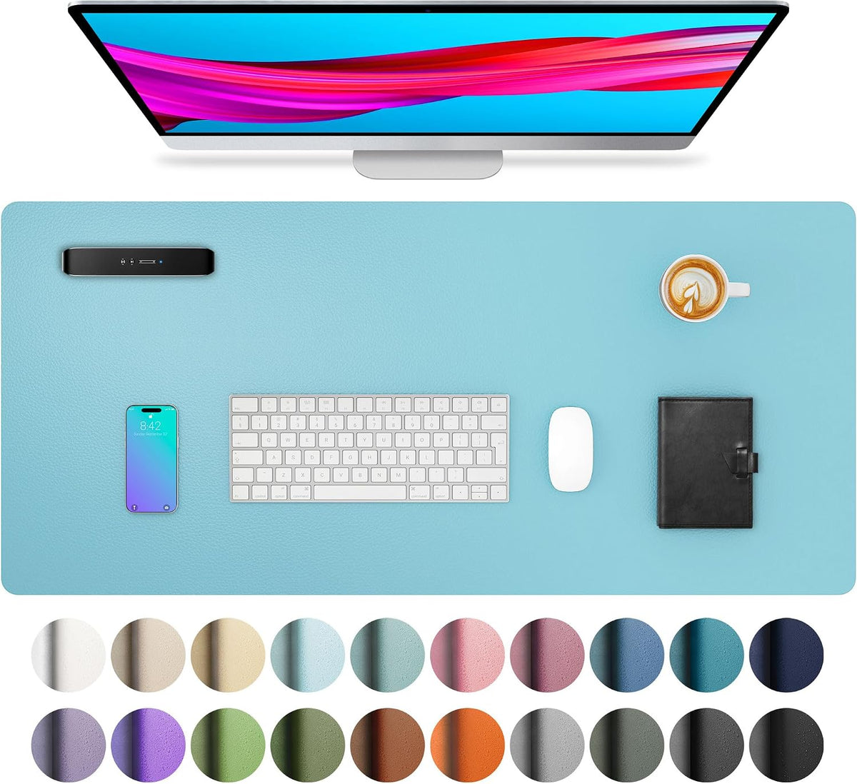 ORGANIZE — Vegan Leather Desk Mat