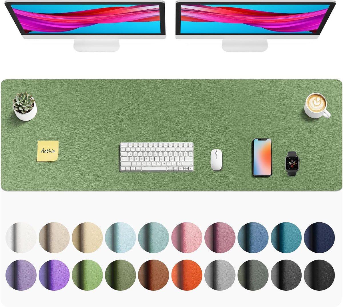 ORGANIZE — Vegan Leather Desk Mat
