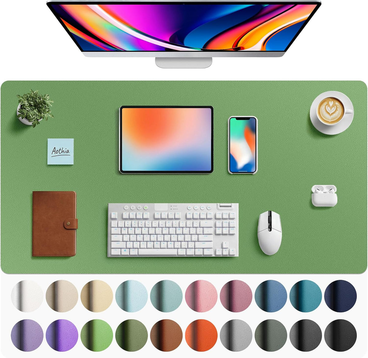 ORGANIZE — Vegan Leather Desk Mat