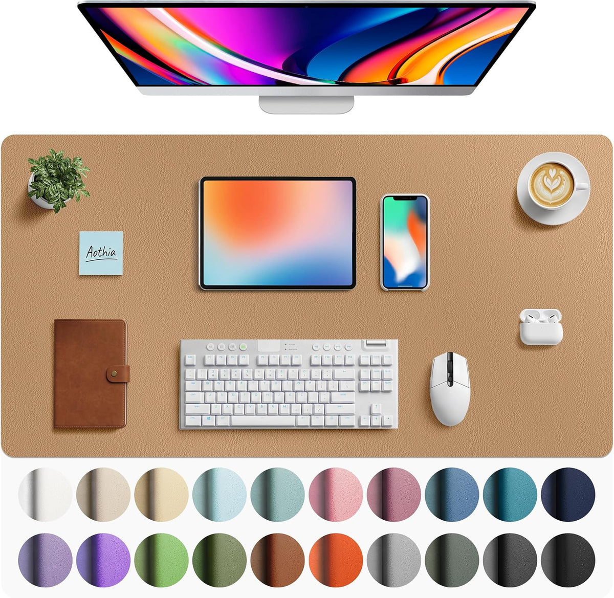 ORGANIZE — Vegan Leather Desk Mat