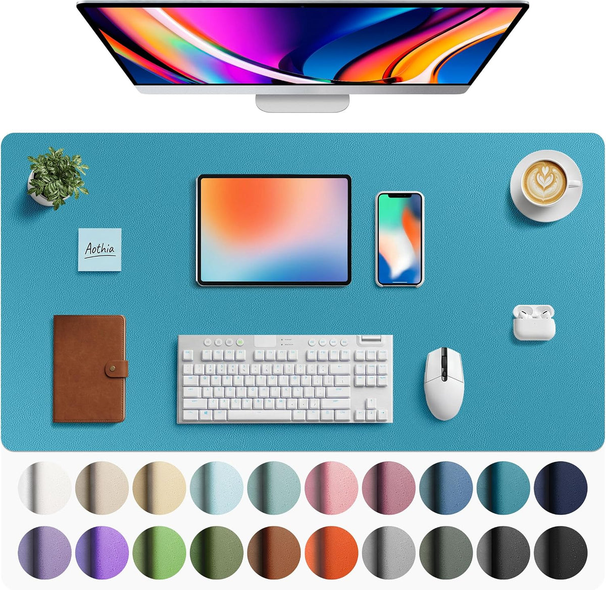 ORGANIZE — Vegan Leather Desk Mat