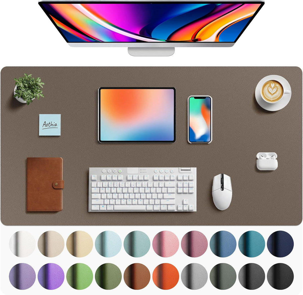 ORGANIZE — Vegan Leather Desk Mat