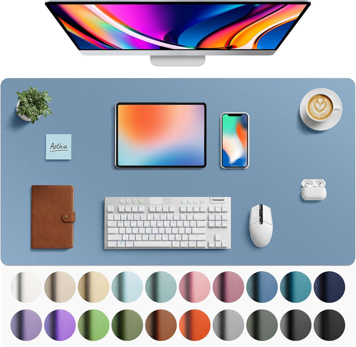ORGANIZE — Vegan Leather Desk Mat