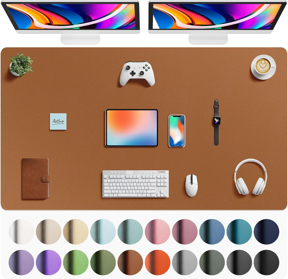 ORGANIZE — Vegan Leather Desk Mat