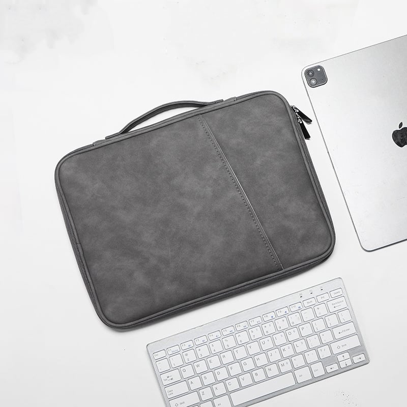 Earthquake Resistant Laptop Bag – PU Leather, 11–13", Men & Women