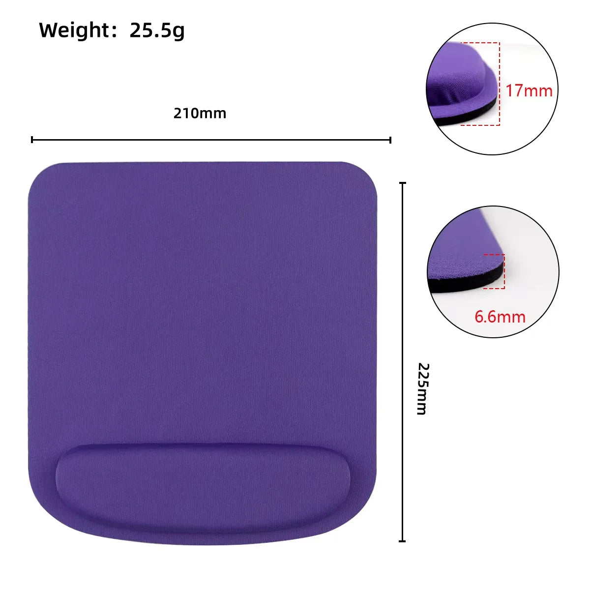 Computer Game Mouse Pad Environmental Eva Ergonomic Mousepad Wrist Pad Solid Color Comfortable Mouse Mats For Office Accessories